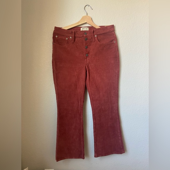 Madewell Cali Demi Boot in Red Corduroy - Picture 4 of 7